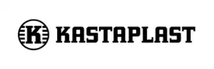 The image displays the logo of Kastaplast, consisting of a circular emblem with a  K  next to the bold text of the brand name.