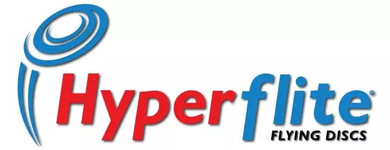 The image shows the Hyperflite logo, which represents a brand specializing in flying discs.