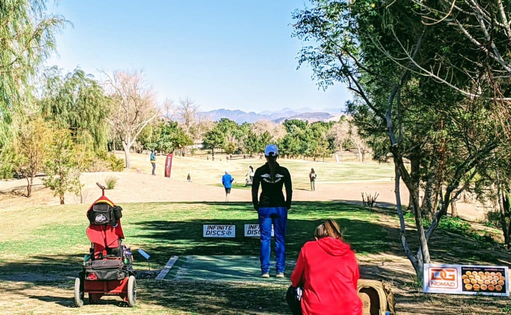 Professional disc golfers competing in 2025